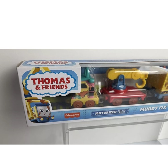 Fisher Price Thomas and Friends Muddy Fix Em Up Friends Motorized Train - Picture 2 of 13